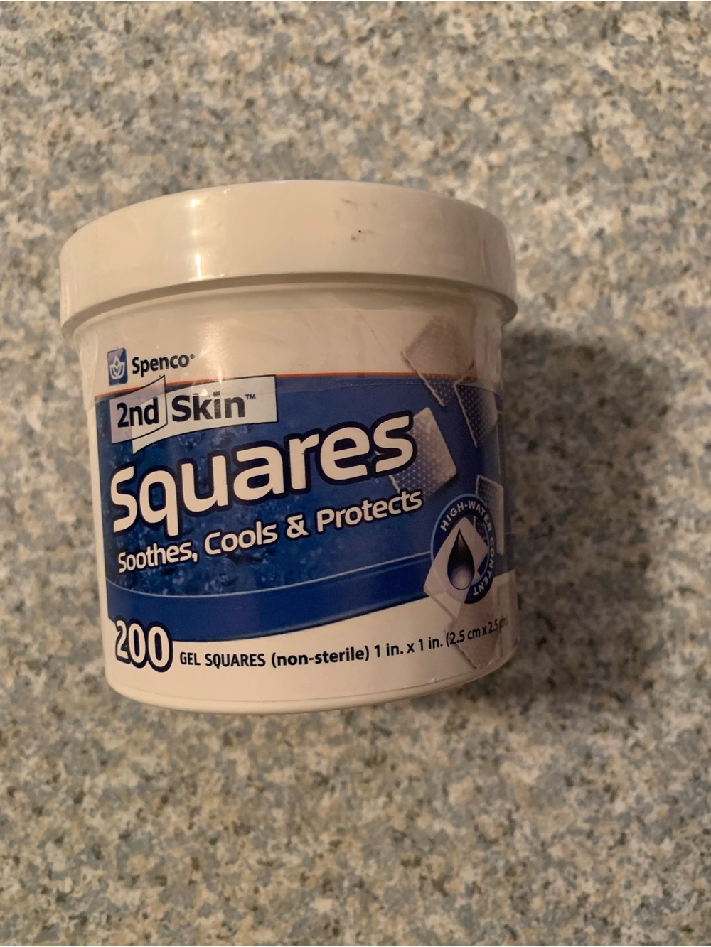 Spenco 2nd Skin 1" x 1" Squares - 200 Gel Squares Exp 11/6/28